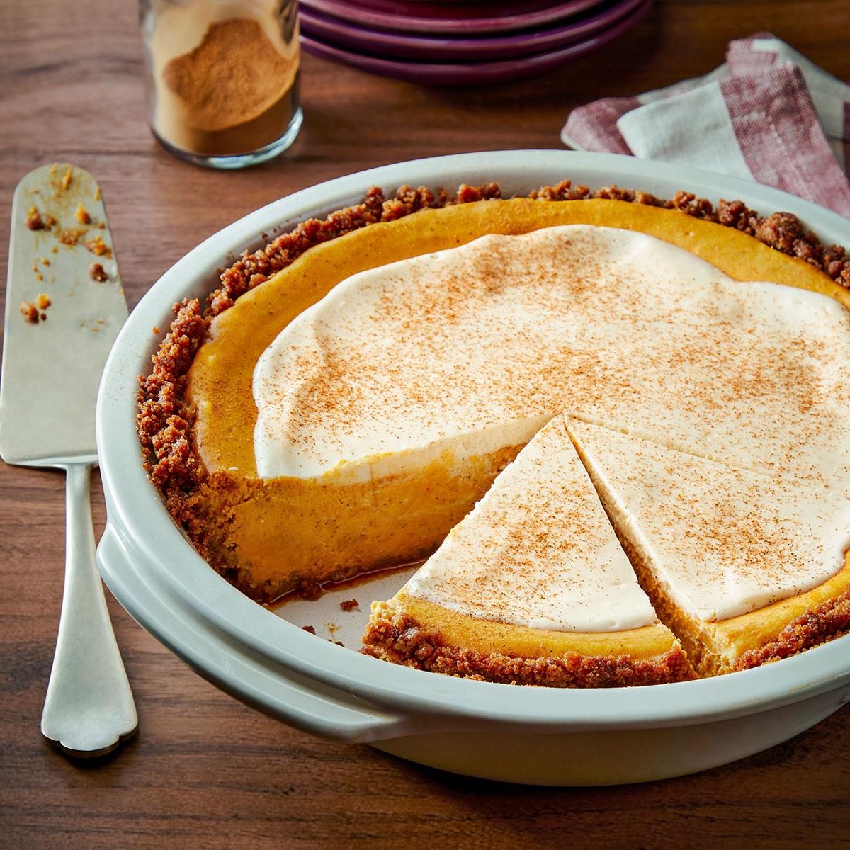 Pumpkin Cheesecake Pie: The Ultimate Fall Dessert Crossover